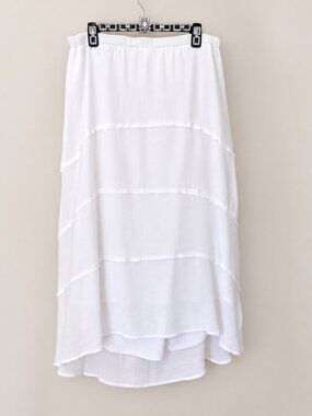 White Gauze Maxi Skirt..........1026